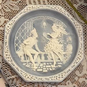 Vintage “Carmen” plate by Incolay Studios